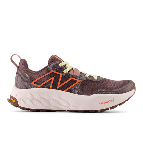 New Balance Women's Fresh Foam X Hierro v8 in Brown/Red/Pink Synthetic - WTHIERP8