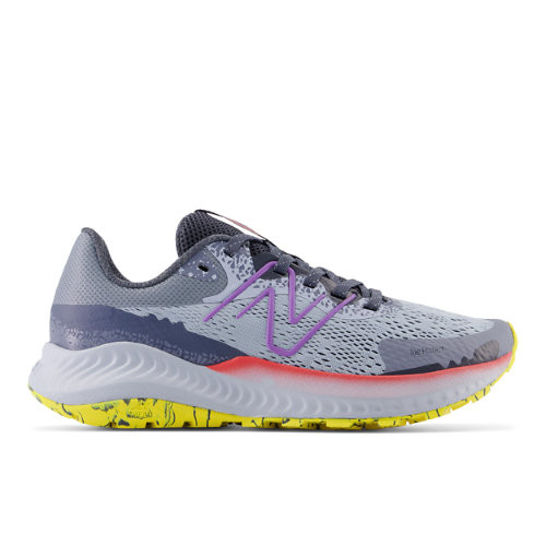 New Balance Mujer DynaSoft Nitrel V5 in Gris/Amarillo/Morada/Roja, Mesh, Talla 36.5 - WTNTRLG5