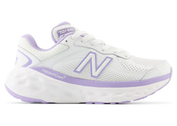 New Balance Women's Fresh Foam X 840F - White/Purple - WW840FW1