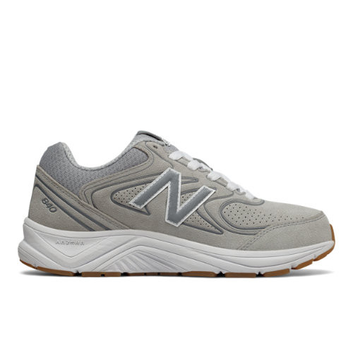 New Balance Women's 840v2 in Grey/White Leather - WW840GY2