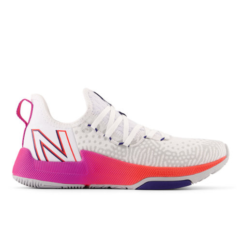 New Balance Women's FuelCell Trainer - White/Pink/Red - WXM100RW