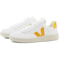 Veja Men's V-12 Leather Sneakers in Extra White/Ouro - XD0202799B