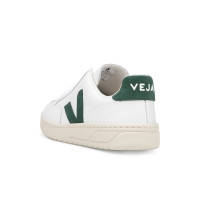 Veja Woman V-12 Leather (Weiß / Grün) - XD022336A