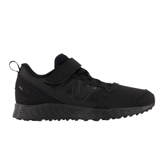Fresh Foam 650v1 Bungee Lace Top Strap Big Kid 'Triple Black' - YA650BB1