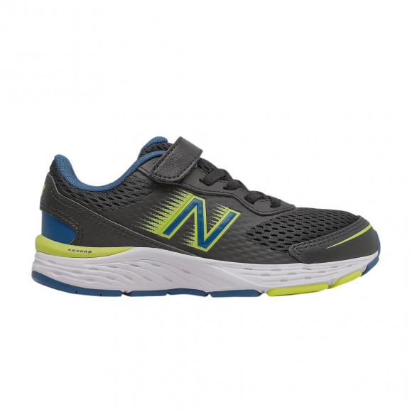 New Balance 680v6 Bungee Big Kid 'Black Oxygen Blue Yellow' | Kid's Size 11 - YA680BO6