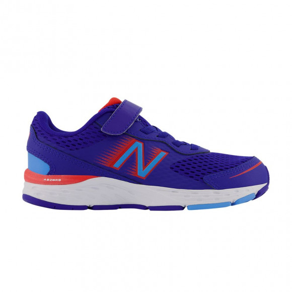 New Balance 680v6 Bungee Big Kid Wide 'Blue Neo Flame' | Kid's Size 7 - YA680BR6-W