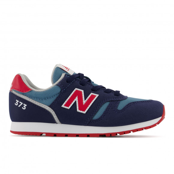 New Balance Kids' 373 in Blue/Red Synthetic - YC373JA2