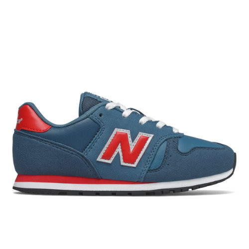 Federal Alpinista Alegre New Balance Boys 373 - Blue/Red - Size 6, Blue/Red
