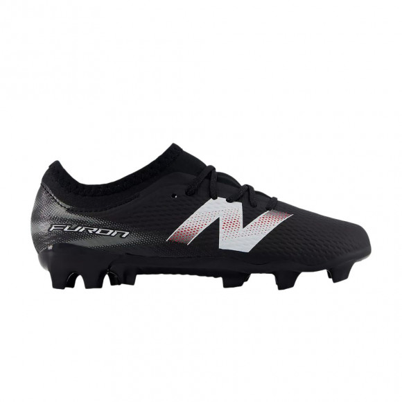 New Balance Furon Team Jnr FG V9 Big Kid 'Black White' | Kid's Size 12.5 - YF3F46A