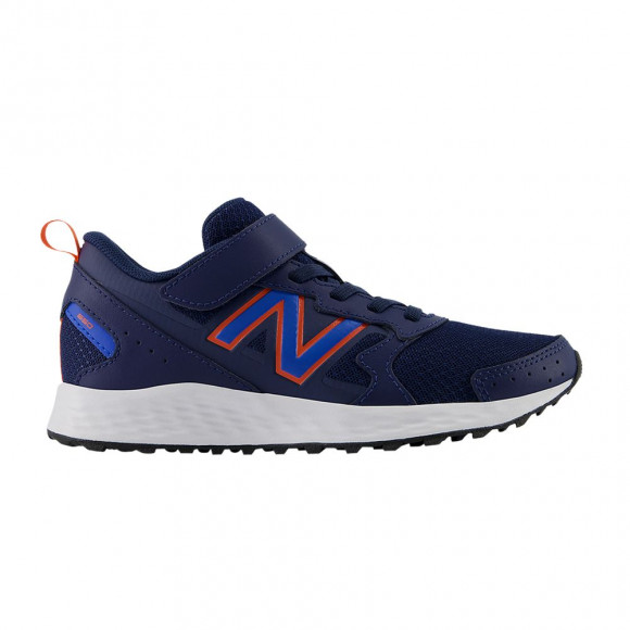 New Balance Fresh Foam 650 Bungee Lace Top Strap Big Kid 'Blue Oasis Orange' | Kid's Size 7 - YT650NB1
