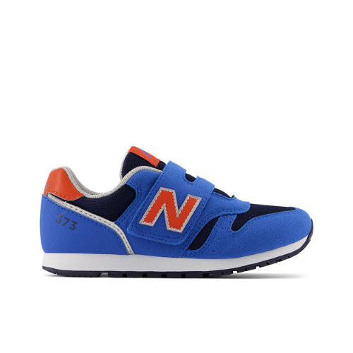 Balance Niños 373 Hook and Loop in Azul/Naranja, zapatillas de running New Balance amortiguación media media maratón talla 37.5 más de 100, Talla 33
