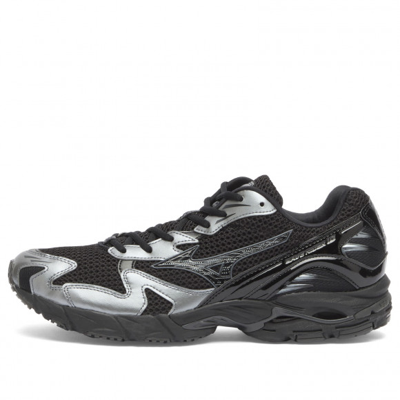 Men's Mizuno Wave Rider 10 Sneakers in Black/Black Sand/Metallic Gray | Size: UK 7.5 | Mesh/Rubber | END Clothing - shopify_US_11100044656978