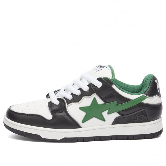 Men's A Bathing Ape New Bape Sk8 Sta #1 M2 Shoes in Black | Size: UK 7 | Leather/Suede/Rubber | END Clothing - shopify_US_11100045640018