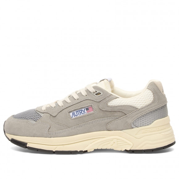 Men's Autry Hyperway Low Suede Sneakers in Mesh Pulmbeo/Silver | Size: UK 11 | Suede/Mesh/Rubber | END Clothing - shopify_US_11100046360914