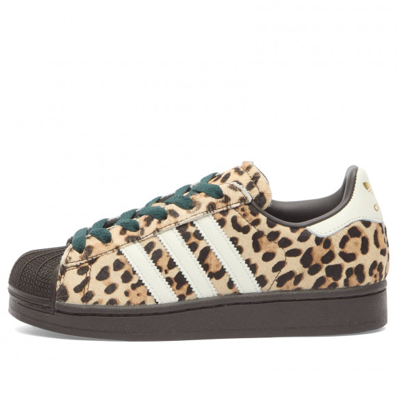 Women's Adidas Superstar Ii W Sneakers in Dark Brown/Ivory/Gold Met | Size: UK 12 | Rubber/Leather | END Clothing - shopify_US_11100055961938
