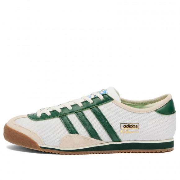 Men's Adidas X Up There Melbourne Sneakers in Ftwr White/Dark Green/Off White | Size: UK 9 | Leather/Suede/Mesh | END Clothing - shopify_US_11100058321234