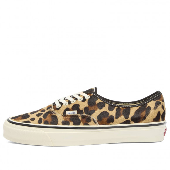 Vans Lx Authentic 44 Pony Hair Sneakers in Marshmallow/Leopard | Size: UK 11 | Rubber/Leather | END Clothing - shopify_US_11100060713298