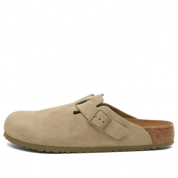 Birkenstock Boston in Faded Khaki Suede | Size: 7.5 | Leather/Suede/Eva | END Clothing - shopify_US_11100063138130