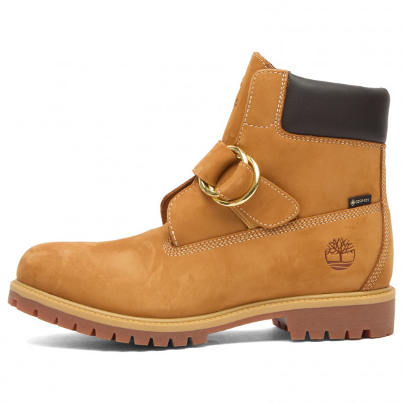 Men's Timberland X Beams 6 Inch Mid Buckle Gtx Boot in Brown | Size: UK 6 | Leather/Rubber/Nubuck | END Clothing - shopify_US_11100063334738