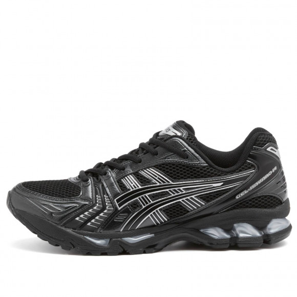 Asics Gel-Kayano 14 Shoes in Black/Pure Silver | Size: UK 3.5 | Synthetic Leather/Mesh/Rubber | END Clothing - shopify_US_11100066808146