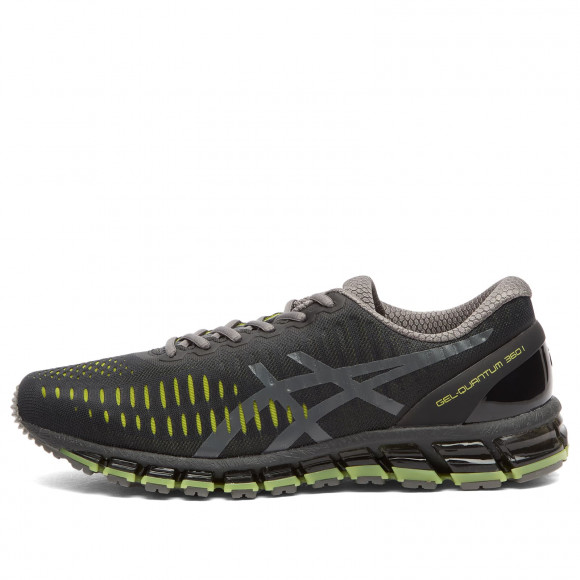 Asics Gel-Quantum 360 I Sneakers in Graphite Grey/Green Apple | Size: UK 7 | Mesh/Foam | END Clothing - shopify_US_11100072083794