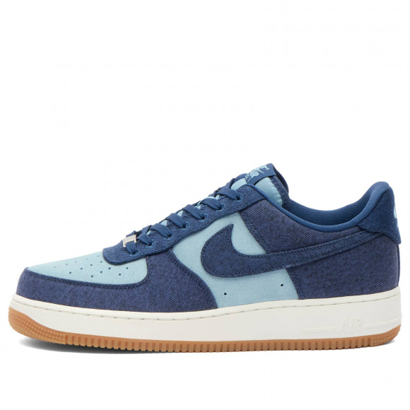Nike Air Force 1 '07 Sneakers in Navy/White/Brown | Size: UK 5 | Rubber/Leather | END Clothing - shopify_US_11100073754962