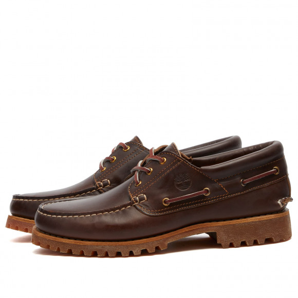 Men's Timberland Authentic 3 Eye Classic Lug Shoe in Medium Brown Full Grain | Size: UK 7.5 | Leather/Rubber | END Clothing - shopify_US_11100075950418