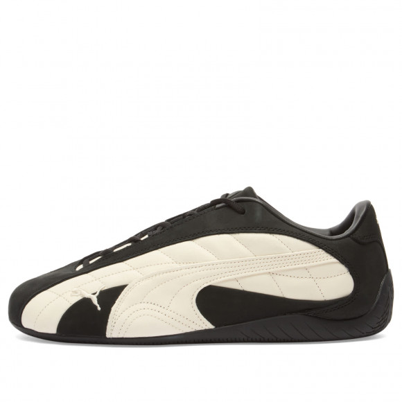 Puma Speedcat Plus Quilted Sneakers in Black/Frosted Ivory | Size: UK 7 | Suede/Rubber/Leather | END Clothing - shopify_US_11100076409170
