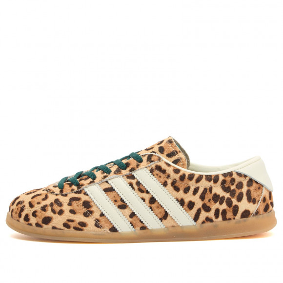 Women's Adidas Gazelle Lo Pro Leopard Sneakers in Magic Beige/Ivory/Gum | Size: UK 3 | Leather/Rubber | END Clothing - shopify_US_11100078342482