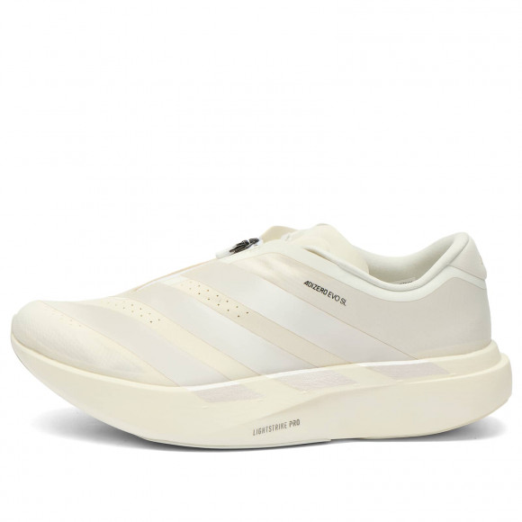 Men's Adidas Evo Sl Zip Sneakers in Core White/Zero Met./Orbit Grey | Size: UK 9.5 | Rubber/Synthetic | END Clothing - shopify_US_11100078375250
