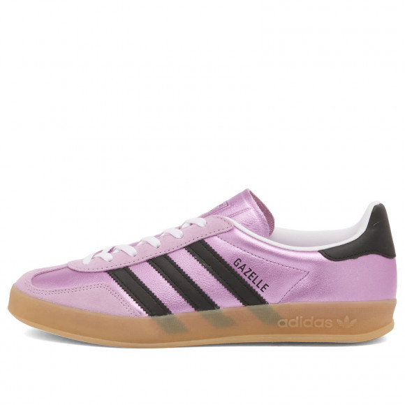 Women's Adidas Gazelle Indoor Sneakers in Bliss Lilac/Core Black | Size: UK 3 | Suede/Rubber | END Clothing - shopify_US_11100078539090