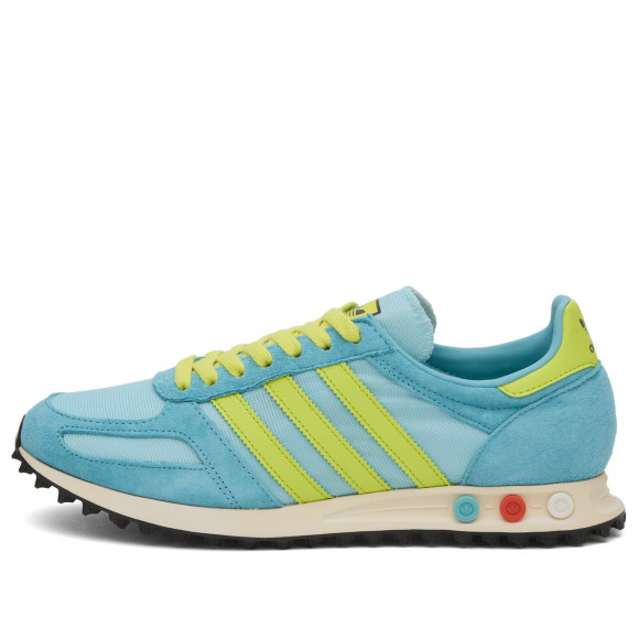 Adidas La Trainer Og Sneakers in Preloved Blue/Semi Solar Yellow/Icey Blue | Size: UK 5.5 | Nylon/Suede/Rubber | END Clothing - shopify_US_11100079489362