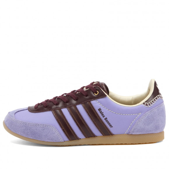 Adidas X Wales Bonner Japan Sneakers in Cream White/Light Purple/Night Red | Size: UK 9.5 | Leather/Suede/Rubber | END Clothing - shopify_US_11100079817042