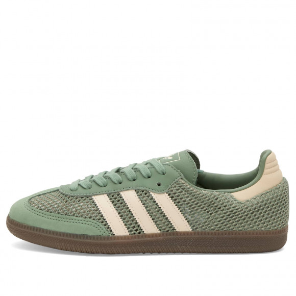 Women's Adidas Samba Og W Sneakers in Silver Green/Wonder White/Gold Met | Size: UK 6.5 | Leather/Rubber | END Clothing - shopify_US_11100081815890
