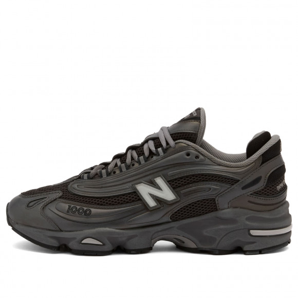 New Balance 1000 Sneakers in Black Metallic | Size: UK 10 | Suede/Mesh/Rubber | END Clothing - shopify_US_11100082241874