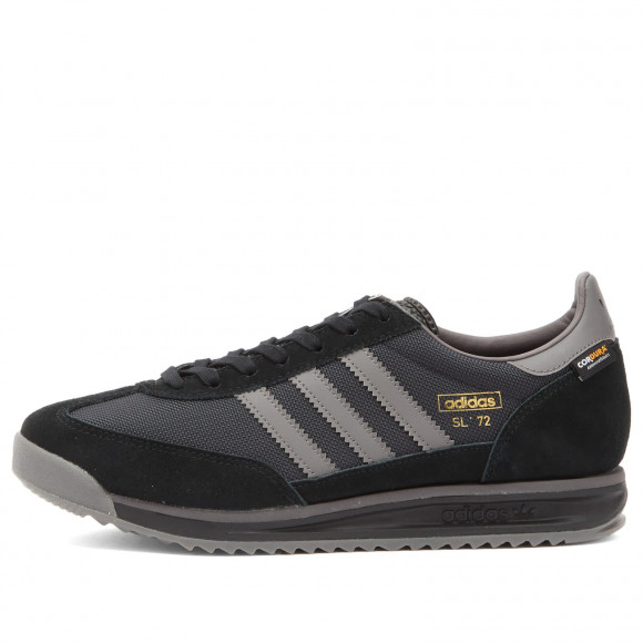 Men's Adidas Sl 72 Rs Sneakers in Core Black/Charcoal/Charcoal | Size: UK 7.5 | Nylon/Suede/Rubber | END Clothing - shopify_US_11100083421522