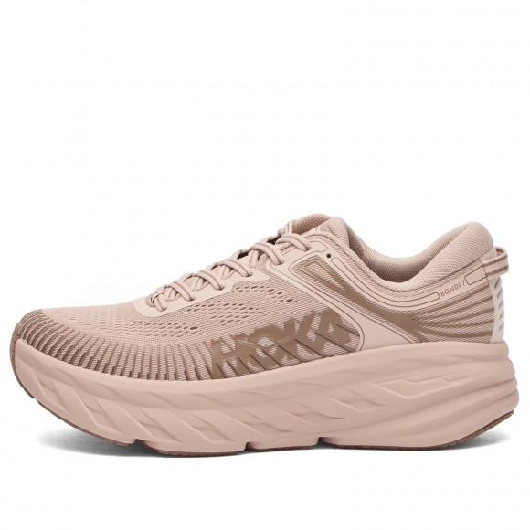 Women's Hoka One One Bondi 7 Sneakers in Date Sugar/Date Syrup | Size: UK 5 | Mesh/Rubber/Foam | END Clothing - shopify_US_11100087943506