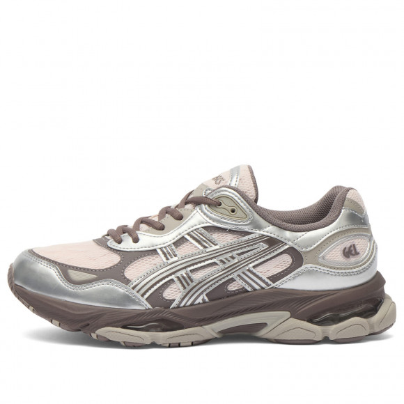 Women's Asics Gel-Nyc 2.0 Sneakers in Pink Cloud/Pure Silver | Size: UK 7 | Suede/Mesh/Rubber | END Clothing - shopify_US_11100088402258