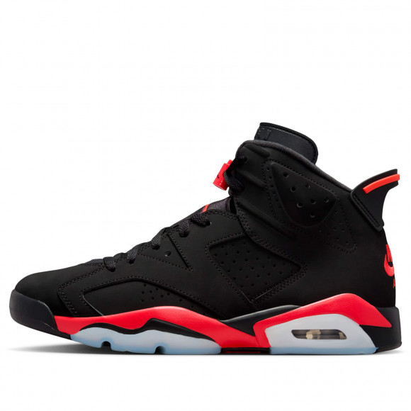 Men's Air Jordan 6 Retro Sneakers in Black/Crimson | Size: UK 7 | Suede/Rubber | END Clothing - shopify_US_11100090007890