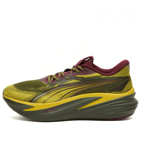 Men's Puma Running Magmax Nitro 2 Sneakers in Fresh Pear/Dark Olive | Size: UK 8 | Mesh/Foam | END Clothing - shopify_US_11100097610066