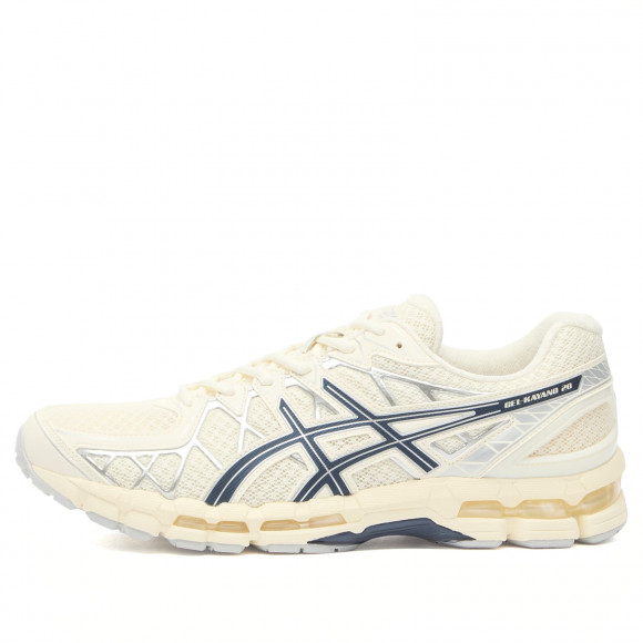 Asics Gel-Kayano 20 Sneakers in Cream/Independence Blue | Size: UK 10 | Mesh/Rubber/Synthetic | END Clothing - shopify_US_11100099084626