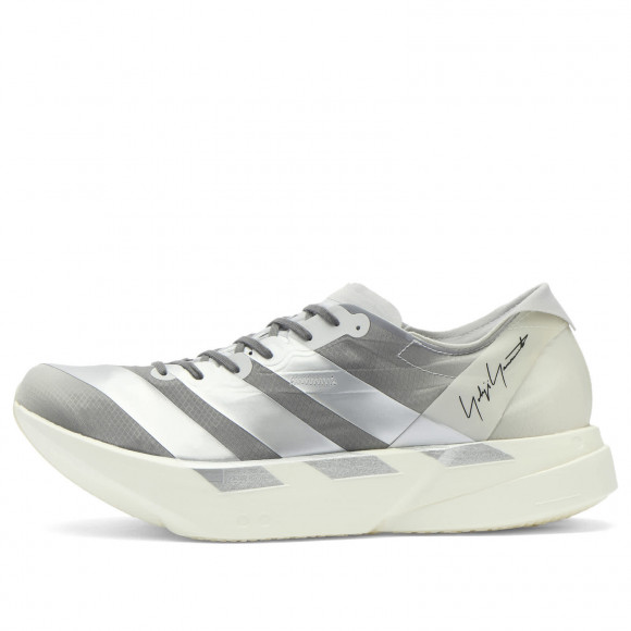Men's Y-3 Adios Pro 4 C Sneakers in White/Silvmt/Lgsogr | Size: UK 5 | Rubber/Synthetic | END Clothing - shopify_US_11100099543378