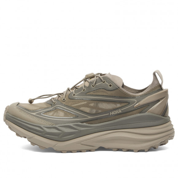 Men's Hoka One One Stinson One7 Sneakers in Light Roast/Asphalt | Size: UK 7.5 | 100% Mesh | END Clothing - shopify_US_11100099805522