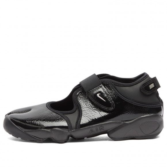 Women's Nike Air Rift Se Sneakers in Black/Metallic Silver | Size: UK 7.5 | Leather/Mesh/Rubber | END Clothing - shopify_US_11100099936594