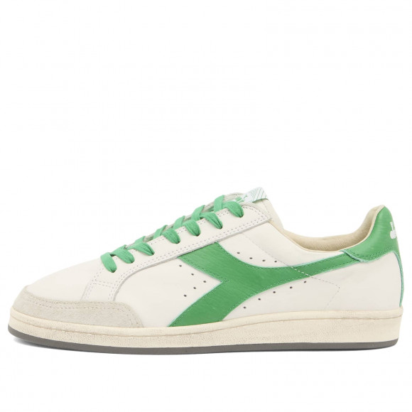 Men's Diadora Prestige Used Sneakers in White/Peas Cream | Size: UK 7 | Leather/Rubber | END Clothing - shopify_US_11100102558034