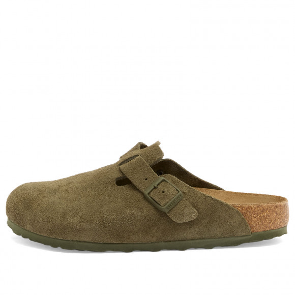 Birkenstock Boston Shoes in Thyme Suede | Size: UK 5.5 | Leather/Suede/Eva | END Clothing - shopify_US_11100107702610