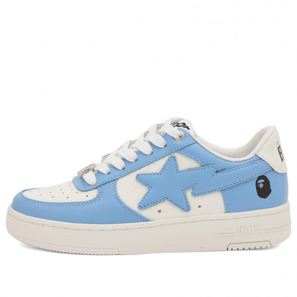 Women's A Bathing Ape Bape Sta #3 Shoes in Blue | Size: UK 4.5 | Leather/Rubber | END Clothing - shopify_US_11100107768146