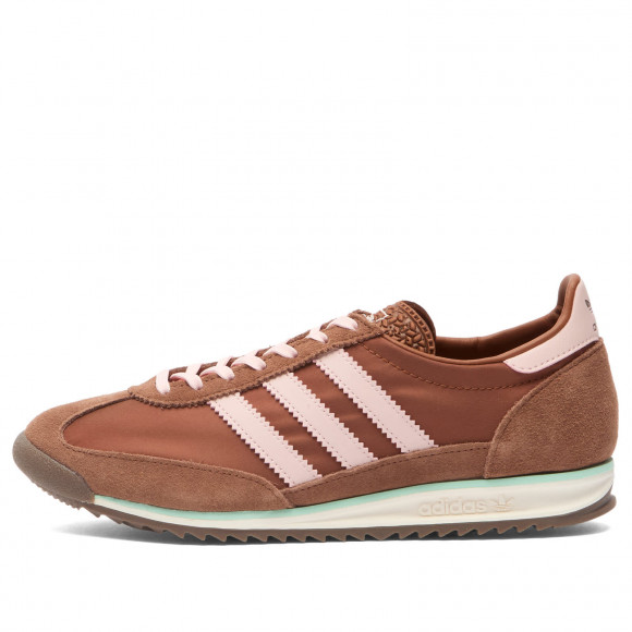 Women's Adidas Sl 72 Og Sneakers in Dusky Bronze/Sandy Pink/Preloved Brown | Size: UK 3.5 | Nylon/Suede/Rubber | END Clothing - shopify_US_11100108456274