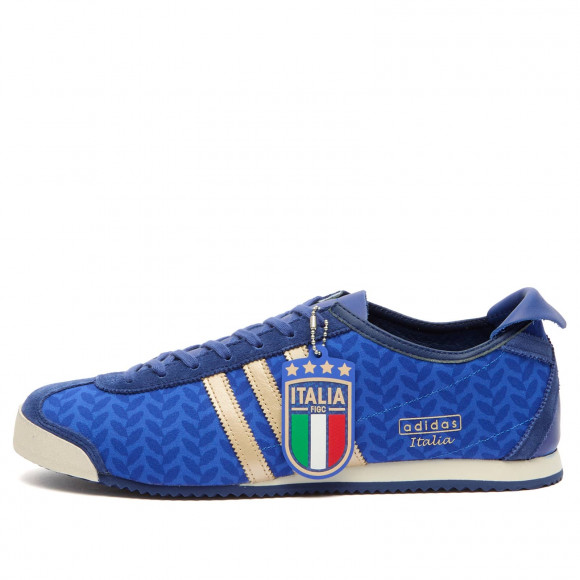 Men's Adidas Italia 60S Figc Sneakers in Blue | Size: UK 9 | Leather/Rubber/Foam | END Clothing - shopify_US_11100111339858