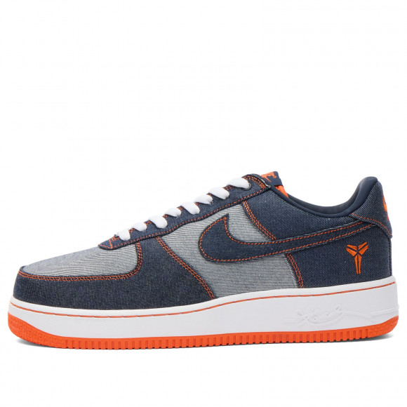 Men's Nike Air Force 1 Low Protro Sneakers in Obsidian/Orange/White | Size: UK 6 | Rubber/Foam | END Clothing - shopify_US_11100111372626